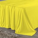 Ver imagem 2 de Jogo de Cama Casal Viúva Nobre 4 Peças Malha 100% Algodão - Amarelo / Cinza