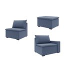 Ver imagem 7 de Sofá Modular 2 Lugares com Braço Lateral Direita Zen CabeCasa MadeiraOriginals