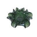 Ver imagem 2 de Vaso Tipo Murano de Vidro Verde 15 X 18 Cm Casa Del Grande