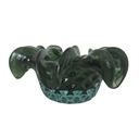 Ver imagem 3 de Vaso Tipo Murano de Vidro Verde 15 X 18 Cm Casa Del Grande