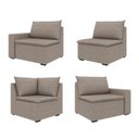 Ver imagem 7 de Sofá Modular de Canto 4 Módulos Zen CabeCasa MadeiraOriginals