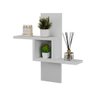 Nicho Decorativo Cross Branco para Banheiro Lavabo - 1