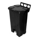 Ver mais imagens de Cesto Lixeira Com Rodas E Pedal 100l Marca Jsn:Branco