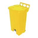 Ver imagem 6 de Cesto Lixeira Com Rodas E Pedal 100l Marca Jsn:Branco