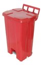 Ver imagem 3 de Cesto Lixeira Com Rodas E Pedal 100l Marca Jsn:Branco