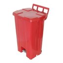 Ver imagem 3 de Cesto Lixeira Com Rodas E Pedal 100l Marca Jsn:Branco