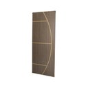 Ver imagem 2 de Kit com 3 Folhas de Porta Madeira Decorada 210x70cm Espessura 3,5cm Gaúcha MGM Marrom Carvalho Quebec