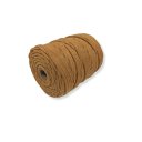 Ver imagem 2 de Cordão de Algodão Trancelim 6mm para Artesanato e Macrame Caramelo 50 Mts