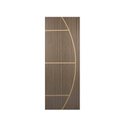 Ver imagem 1 de Kit com 4 Folhas de Porta Madeira Decorada 210x70cm Espessura 3,5cm Gaúcha MGM Marrom/Carvalho Quebec