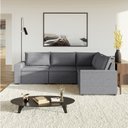 Ver imagem 2 de Sofá Modular de Canto 4 Módulos Zen CabeCasa MadeiraOriginals