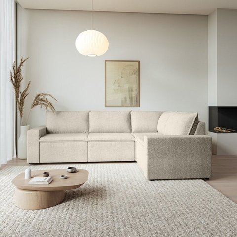 Sofá Modular de Canto 4 Módulos Zen CabeCasa MadeiraOriginals