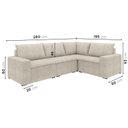 Ver imagem 3 de Sofá Modular de Canto 4 Módulos Zen CabeCasa MadeiraOriginals