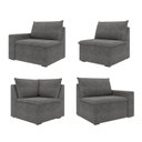 Ver imagem 7 de Sofá Modular de Canto 4 Módulos Zen CabeCasa MadeiraOriginals