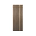 Ver imagem 1 de Kit com 4 Folhas de Porta Madeira Decorada 210x70cm Espessura 3,5cm Manqueira MGM Marrom/Carvalho Quebec
