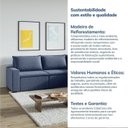 Ver mais imagens de Sofá Modular de Canto 4 Módulos Zen CabeCasa MadeiraOriginals