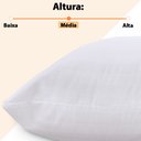 Ver imagem 7 de Kit 4 Travesseiros 100% Algodão Antialérgico Percal 300 Fios Extramacio 50x70cm - Bf Colchões