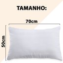 Ver mais imagens de Kit 4 Travesseiros 100% Algodão Antialérgico Percal 300 Fios Extramacio 50x70cm - Bf Colchões
