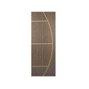 Ver imagem 2 de Kit com 4 Folhas de Porta Madeira Decorada 210x80cm Espessura 3,5cm Gaúcha MGM Marrom/Carvalho Quebec