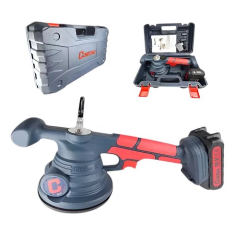 Ventosa Vibratória Cortag Mac100 18v Assentar Piso Prof