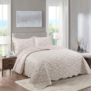 Colcha Bouti - Solteiro - Dupla Face - C/ Porta Travesseiro - Iris 7 - Rozac