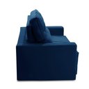 Ver imagem 6 de Sofá Retrátil e Reclinável 3 Lugares com Molas 1,80m Lana Suede Azul Rover & Beato
