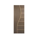 Ver imagem 2 de Kit com 2 Folhas de Porta Madeira Decorada 210x90cm Espessura 3,5cm Cantareira MGM Marrom/Carvalho Quebec