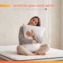 Ver imagem 7 de Cama Box Baú Casal Gazin Colchão Molas Ensacadas 138x188x65cm Maximus Bege/Marrom