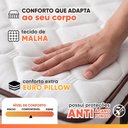 Ver imagem 5 de Cama Box Baú Casal Gazin Colchão Molas Ensacadas 138x188x65cm Maximus Bege/Marrom