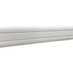 Boiserie Moldura Rodameio de Eva Adesivo e Flexível *orion 2,5cmx 5mm 20 Metros* Branco - 2