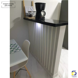 Boiserie Moldura Rodameio de Eva Adesivo e Flexível *orion 2,5cmx 5mm 20 Metros* Branco - 6