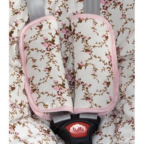 Protetor de Cinto Estampado 2 Pçs - Floral Rosa