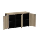 Ver imagem 2 de Armario Credenza com 3 Portas 1215x407mm Pe 40 Pandin