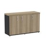 Armario Credenza com 3 Portas 1215x407mm Pe 40 Pandin Noce Naturalle - 1