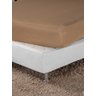 Saia Box Fit Cama de Solteiro Capa com Elástico Malha Helanca Se Ajusta Ao Box 1 Pç:branco - 2