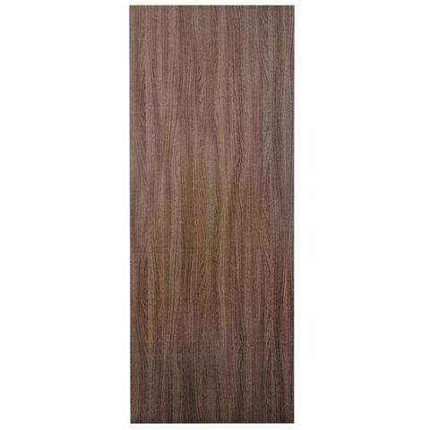 Kit com 3 Folhas de Porta Madeira Lisa 210x60cm Espessura 3,5cm Melamínica MGM Marrom/Carvalho Quebec