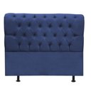 Ver imagem 2 de Cabeceira Estofada Cama Box King 195cm París Corino Azul- Mabe Magazine