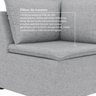 Sofá Modular 2 Módulos Canto 1 Módulo Central Zen CabeCasa MadeiraOriginals - 6