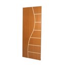 Ver imagem 2 de Kit com 2 Folhas de Porta Madeira Decorada 210x70cm Espessura 3,5cm Cantareira MGM Marrom/Mogno