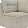 Sofá Modular 2 Módulos Canto 1 Módulo Central Zen CabeCasa MadeiraOriginals - 6