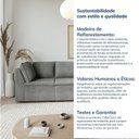 Ver mais imagens de Sofá Modular 2 Módulos Canto 1 Módulo Central Zen CabeCasa MadeiraOriginals