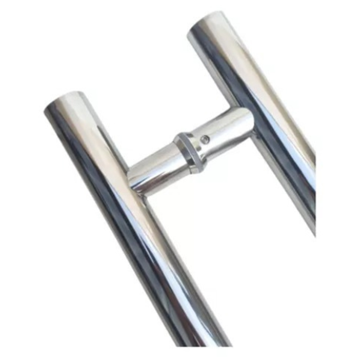Puxador para Porta Pivotante Tubular H de 60cm Aço Inox - 7