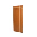 Ver imagem 2 de Kit com 2 Folhas de Porta Madeira Decorada 210x70cm Espessura 3,5cm Mantiqueira MGM Marrom/Mogno