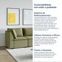 Ver mais imagens de Sofá Modular 2 Módulos Canto 1 Módulo Central Zen CabeCasa MadeiraOriginals