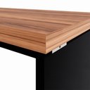 Ver imagem 4 de Mesa Escrivaninha Retangular Office 170cm Pé Painel Web Office