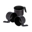 Ver imagem 2 de Jogo Canecão Leiteira Fervedor 12cm/ 14cm/ 16cm Antiaderente Teflon Antiaderente