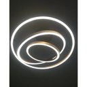Ver mais imagens de Luminaria Pendente Led 3 Aneis Perfil Luxo 3 em 1 Ajustavel Decorativo Quarto Sala Recepçao Casa Amb