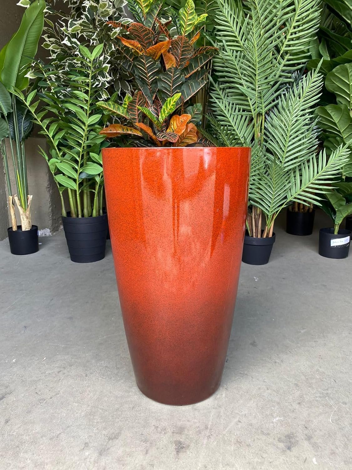 Vaso Grande para Planta para Decoração Sala Varanda Jardim (liso/terracota) - 4