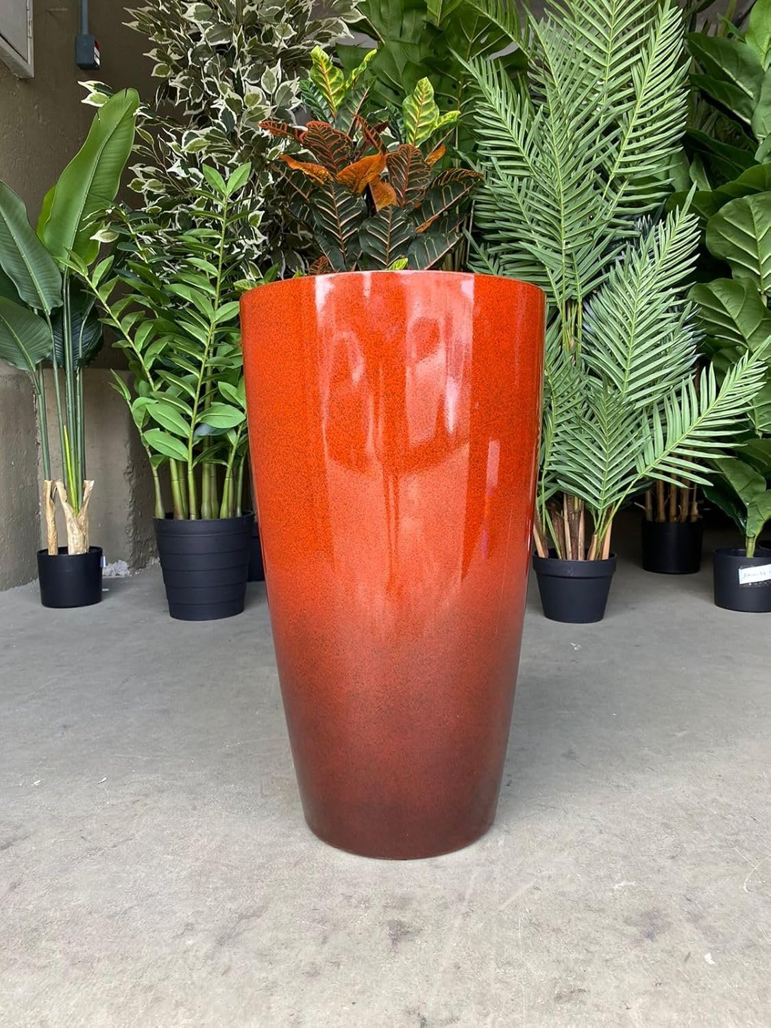 Vaso Grande para Planta para Decoração Sala Varanda Jardim (liso/terracota) - 3