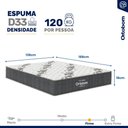 Ver imagem 5 de Cama Box Baú com Colchão de Espuma D33 Ortobom Airtech 100 Casal 138cm