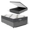 Cama Box Baú com Colchão de Espuma D33 Ortobom Airtech 100 Casal 138cm - 1